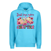 Ocean Blue just one more chapter valentine's day olivia Premium Hoodie - OliviaCreatesArt