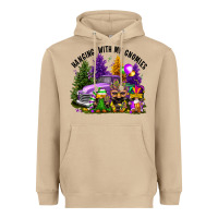Mushroom mardi gras hanging with my gnomies Heavyweight Hoodie - FaDigitalArtStudio