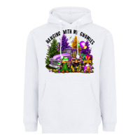 White mardi gras hanging with my gnomies Heavyweight Hoodie - FaDigitalArtStudio