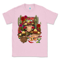 Bubblegum Pink Mexican Gnomies Truck Classic Tee - BundleAndBundleShop
