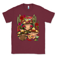 Burgundy Mexican Gnomies Truck Classic Tee - BundleAndBundleShop