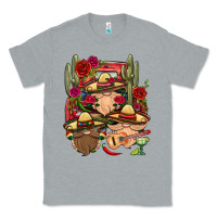 Heather Grey Mexican Gnomies Truck Classic Tee - BundleAndBundleShop