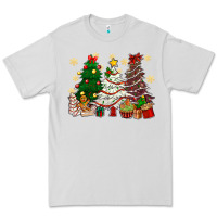Dove Grey Cake Christmas trees Premium Tee - NancyCooperArtShop