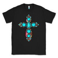 Black gemstone cross Classic Tee - JahusDesignShop