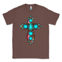 Chestnut gemstone cross Classic Tee - JahusDesignShop