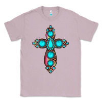 Lilac gemstone cross Classic Tee - JahusDesignShop