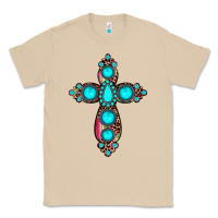 Mushroom gemstone cross Classic Tee - JahusDesignShop