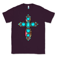 Plum gemstone cross Classic Tee - JahusDesignShop
