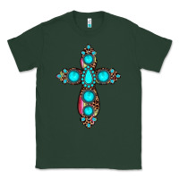 Sports Green gemstone cross Classic Tee - JahusDesignShop