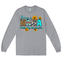 Heather Grey being nana makes my life complete Long Sleeve Tee - RanaPortraitStore