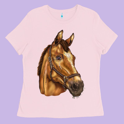 Horse Ladies Tee Designed By Barkaloodesign