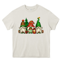 Cream christmas gnomes Heavy Core Tee - Jasminsmagicworld