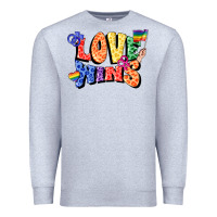 Heather Grey Love wins Premium Sweatshirt - FaDigitalArtStudio