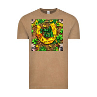 Vintage Coffee St. Patricks good luck with cow digital paper Vintage Tee - BundleAndBundleShop