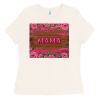 Bone floral leopard mama tumbler Ladies Tee - BarkalooDesign