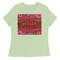 Matcha floral leopard mama tumbler Ladies Tee - BarkalooDesign