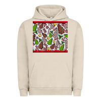 Pigment French Oak Christmas Cakes Urban Hoodie - CowhideDigitalArt