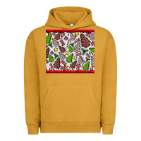 Pigment Peanut Butter Christmas Cakes Urban Hoodie - CowhideDigitalArt