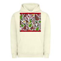 Pigment Pistachio Christmas Cakes Urban Hoodie - CowhideDigitalArt
