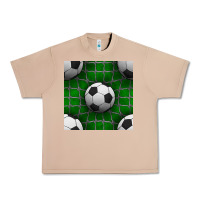 Burro soccer ball with goal nets seamless pattern Urban Heavy Tee - BundleAndBundleShop