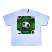 Grape Ice soccer ball with goal nets seamless pattern Urban Heavy Tee - BundleAndBundleShop
