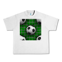 Lunar Rock soccer ball with goal nets seamless pattern Urban Heavy Tee - BundleAndBundleShop
