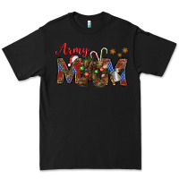 Black Christmas Army Mom Premium Tee - NancyCooperArtShop
