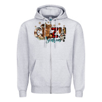Heather Grey cozy season Zipper Hoodie - CowGirlArtShop