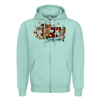 Seafoam cozy season Zipper Hoodie - CowGirlArtShop