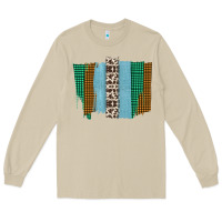 Mushroom Western Farm Life Cowhide Brush Strokes Long Sleeve Tee - Bettercallsaul