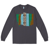 Smoke Western Farm Life Cowhide Brush Strokes Long Sleeve Tee - Bettercallsaul