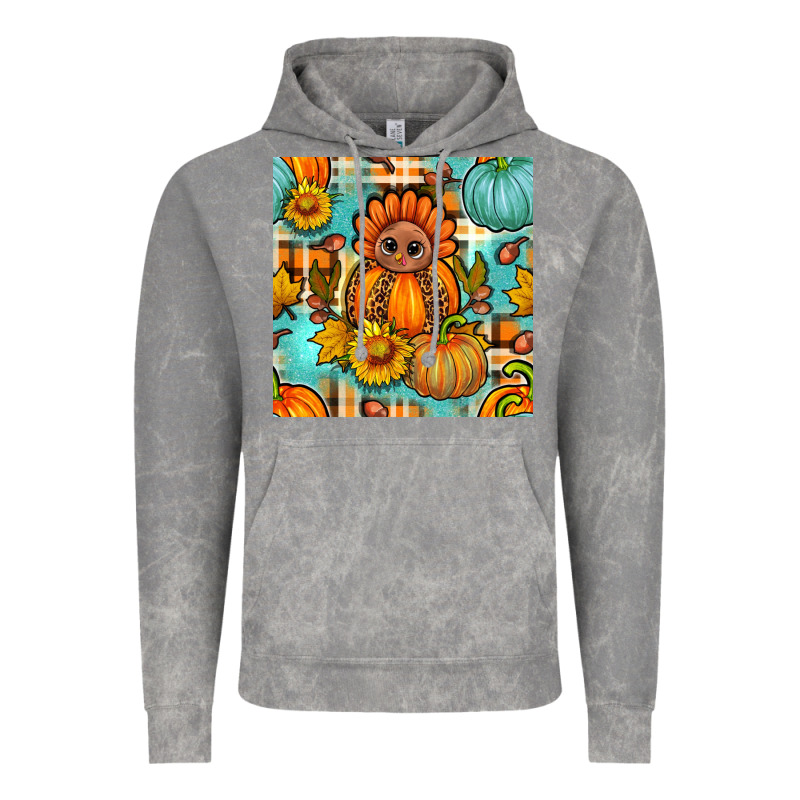 Thanksgiving Turkey With Tartan Seamless Pattern Bbs Vintage Hoodie by BundleAndBundleShop | Teevron