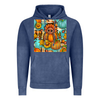Vintage Denim thanksgiving turkey with tartan seamless pattern bbs Vintage Hoodie - BundleAndBundleShop