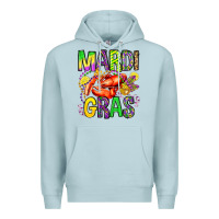 Blue Mist mardi gras crawfish olivia Premium Hoodie - OliviaCreatesArt