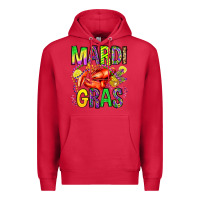Cardinal mardi gras crawfish olivia Premium Hoodie - OliviaCreatesArt