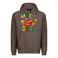 Coffee mardi gras crawfish olivia Premium Hoodie - OliviaCreatesArt
