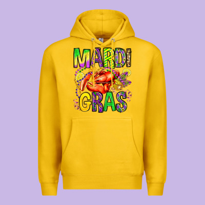 Mardi Gras Crawfish Olivia Premium Hoodie Designed By Oliviacreatesart