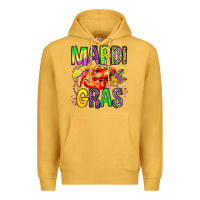 Mustard mardi gras crawfish olivia Premium Hoodie - OliviaCreatesArt