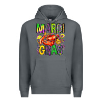 Rock mardi gras crawfish olivia Premium Hoodie - OliviaCreatesArt