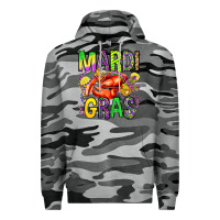 Slate Camo mardi gras crawfish olivia Premium Hoodie - OliviaCreatesArt