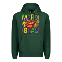 Sports Green mardi gras crawfish olivia Premium Hoodie - OliviaCreatesArt
