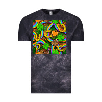 Cloud Black St. Patricks rainbow seamless Vintage Tee - BundleAndBundleShop