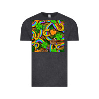 Vintage Black St. Patricks rainbow seamless Vintage Tee - BundleAndBundleShop