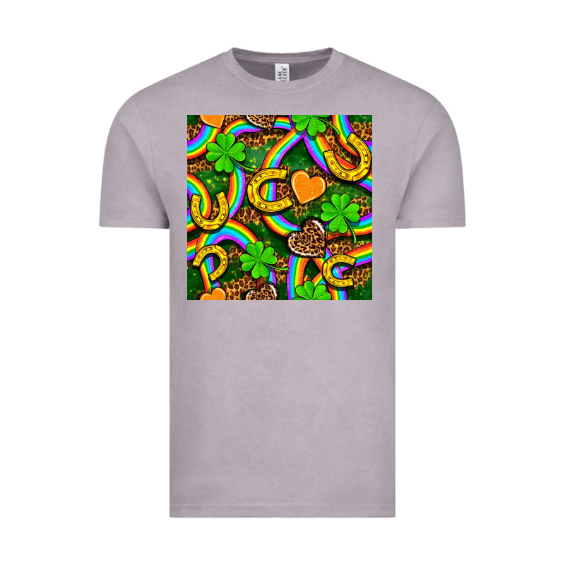 St. Patricks Rainbow Seamless Vintage Tee by BundleAndBundleShop | Teevron