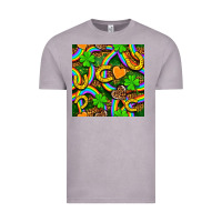 Vintage Zinc St. Patricks rainbow seamless Vintage Tee - BundleAndBundleShop