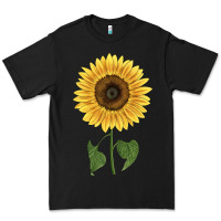 Black giganteus sunflower Premium Tee - LillyAllenDesigns