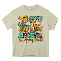 Mossy jesus is the anchor of my soul Heavy Core Tee - AdoDesignShop