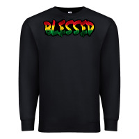 Black Juneteenth blessed Premium Sweatshirt - FaDigitalArtStudio