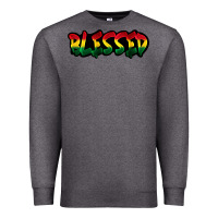 Charcoal Heather Juneteenth blessed Premium Sweatshirt - FaDigitalArtStudio