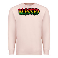 Pale Pink Juneteenth blessed Premium Sweatshirt - FaDigitalArtStudio